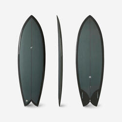 Planche de surf fish 6'1 avec boitiers Futures sans ailerons - bordeaux