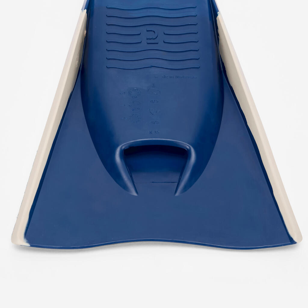 Bodyboard fins 500 - Blue Beige