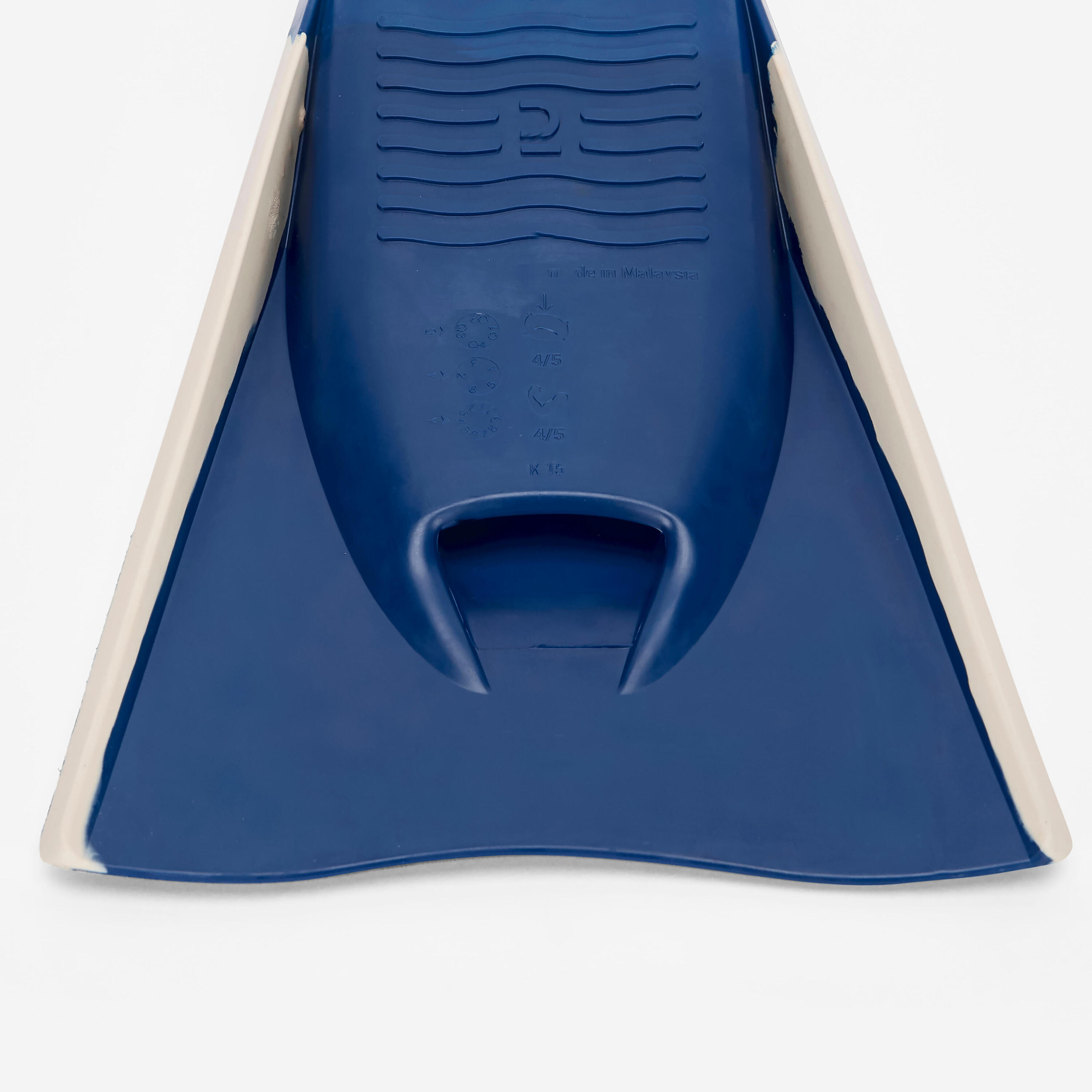 Flossen Bodyboard 500 blau/beige 5/5