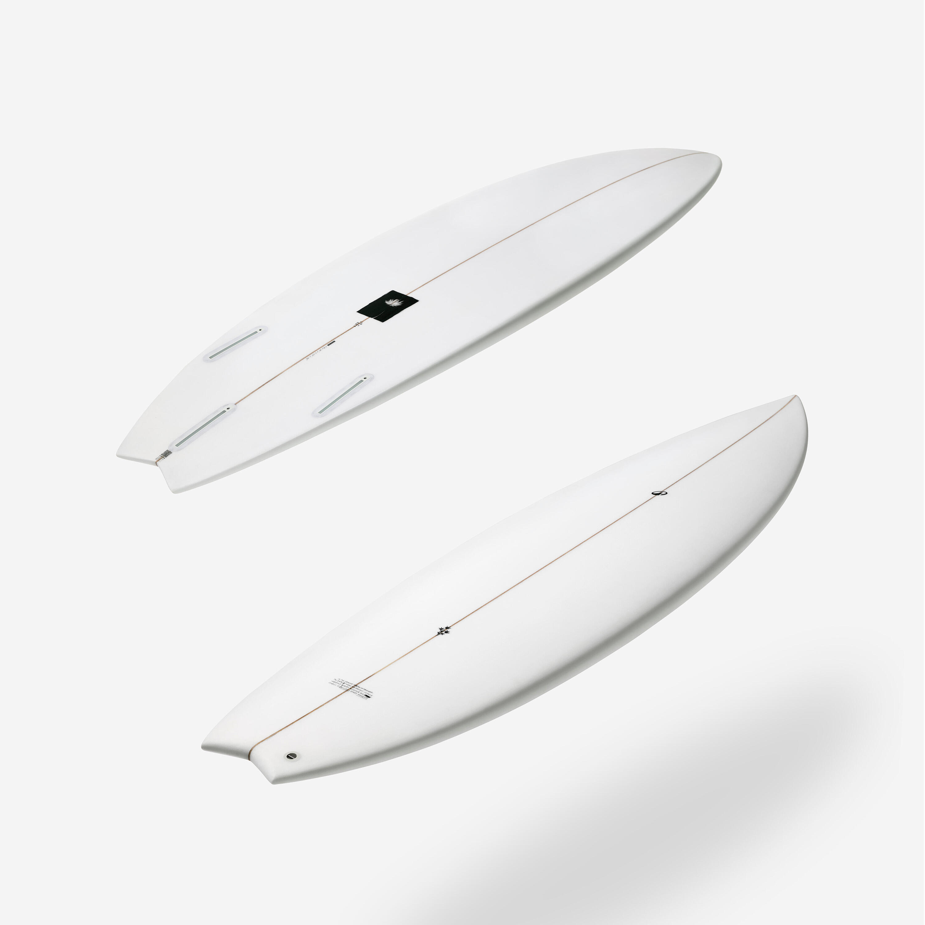 Shortboard 900 Futures-houders zonder vinnen 5'8 tot 6' 3/8