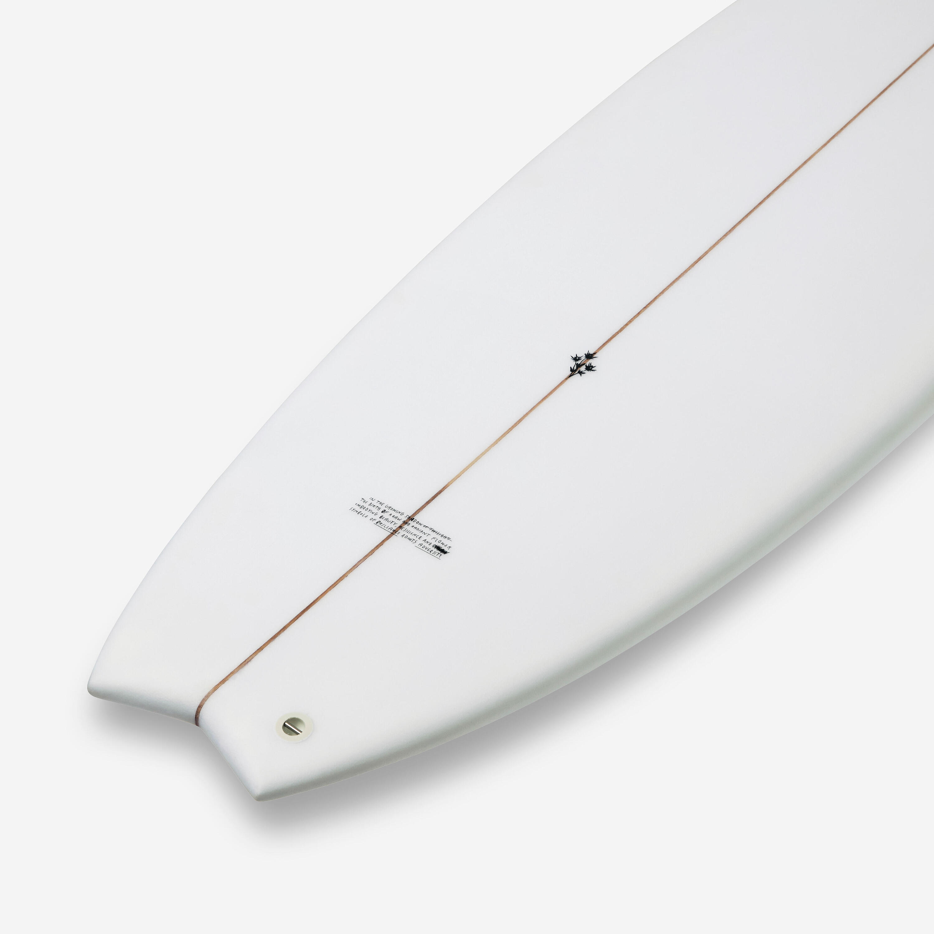 Shortboard 900 Futures-houders zonder vinnen 5'8 tot 6' 2/8