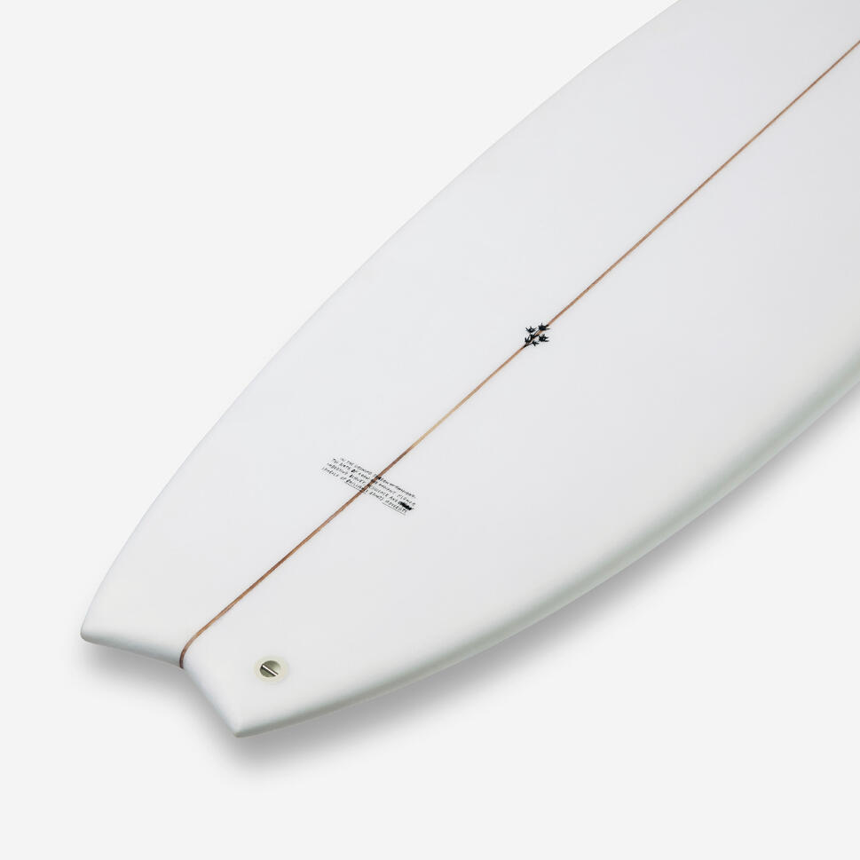 Deska surfingowa Olaian Shortboard 900 Wide 5'8-6' skrzynki Futures bez finów
