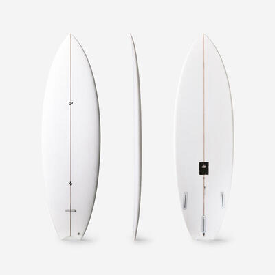 Shortboard 900 futures-houders zonder vinnen 5'8 tot 6'