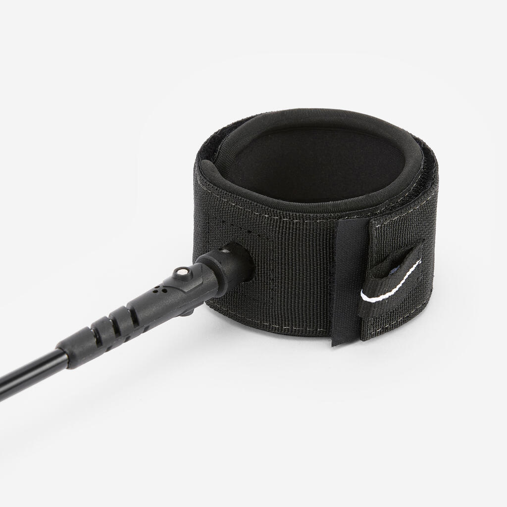 Leash surf 7' 500 - Diamètre 7mm Noir