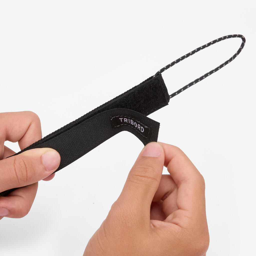 Leash surf 7' 500 - Diamètre 7mm Noir