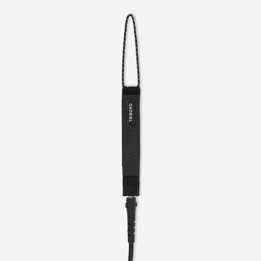 Leash surf 7' 500 - Diamètre 7mm Noir