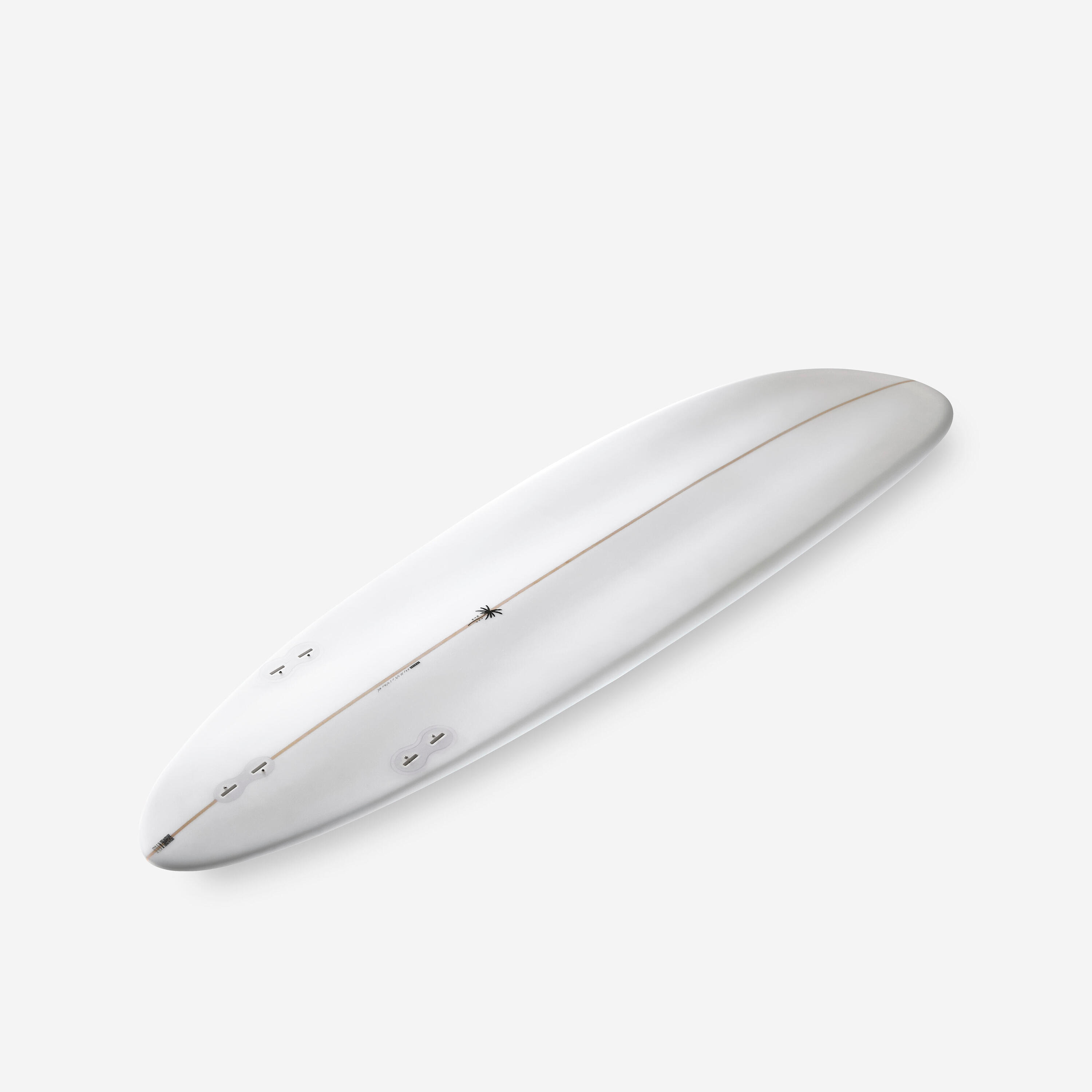 Planche de surf hybride en résine 6'4 40L avec 3 ailerons - kaki 4/19