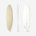 Planche de surf hybride en résine 7&#039; 49L avec 3 ailerons - beige