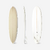 Planche de surf hybride en résine 7' 49L avec 3 ailerons - beige