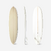 Planche de surf hybride en résine 7&#039; 49L avec 3 ailerons - beige