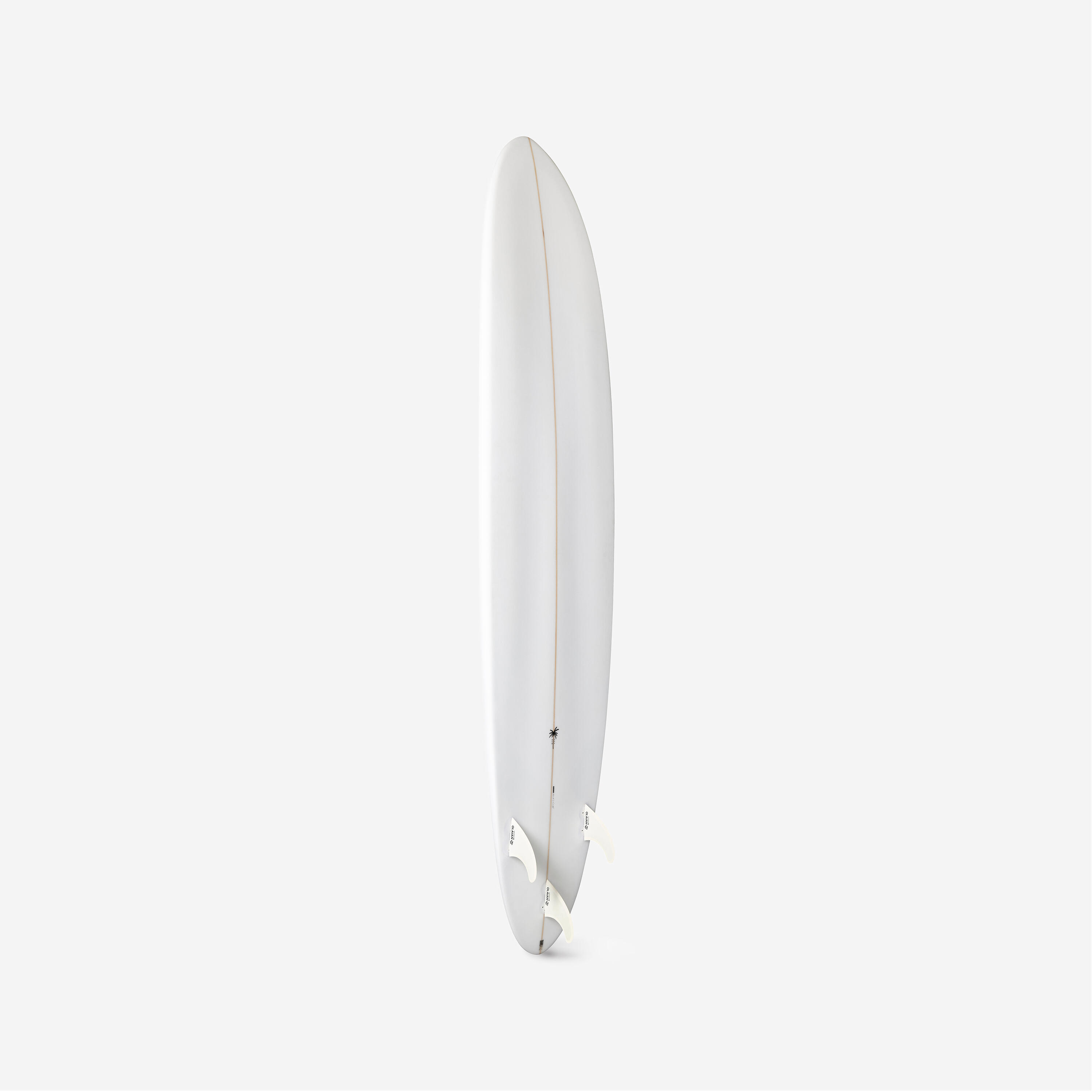 Hybride surfboard hars 8' 62 l met 3 vinnen paars 9/10