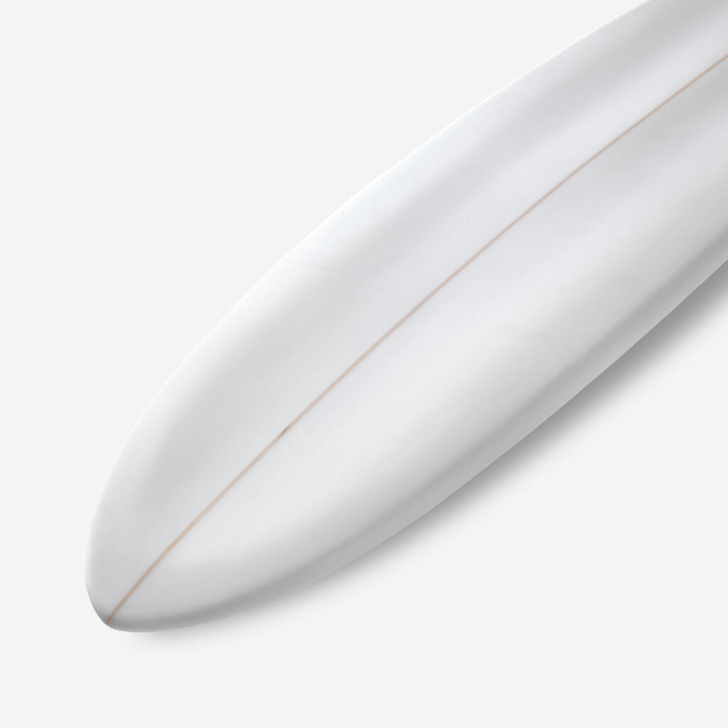 Planche de surf hybride en résine 8' 62L avec 3 ailerons - mauve