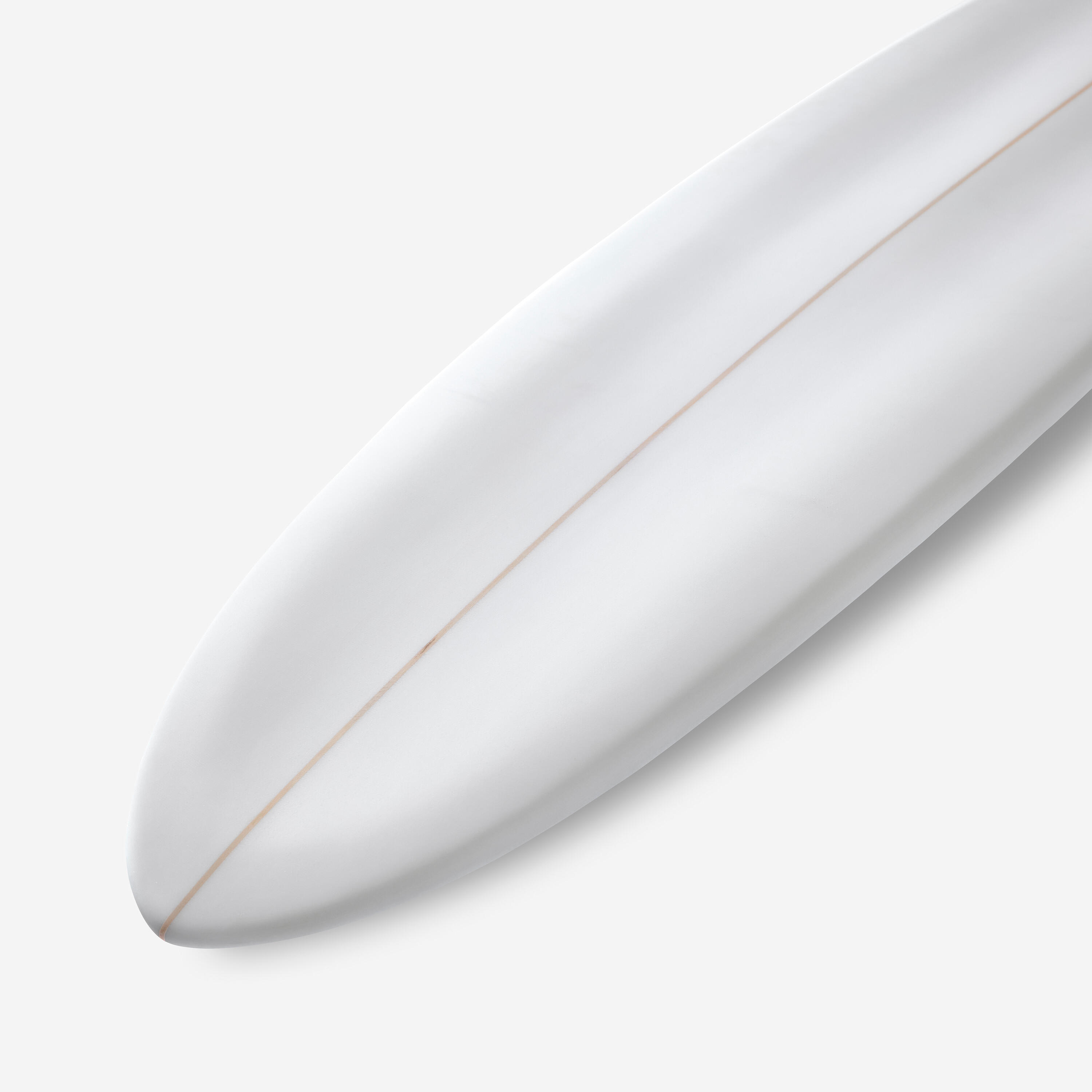 Hybride surfboard hars 8' 62 l met 3 vinnen paars 5/10