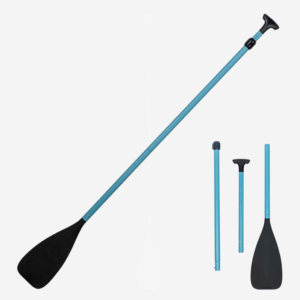 Pagaie stand up paddle 3P 165-205cm - 100 Bleu