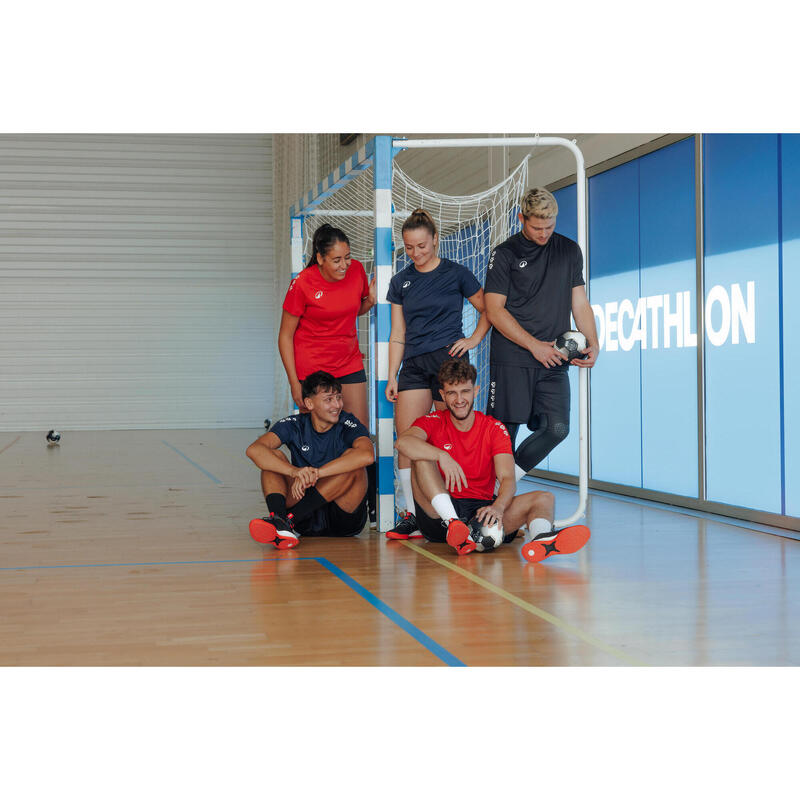Tricou Handbal h100 Albastru Damă