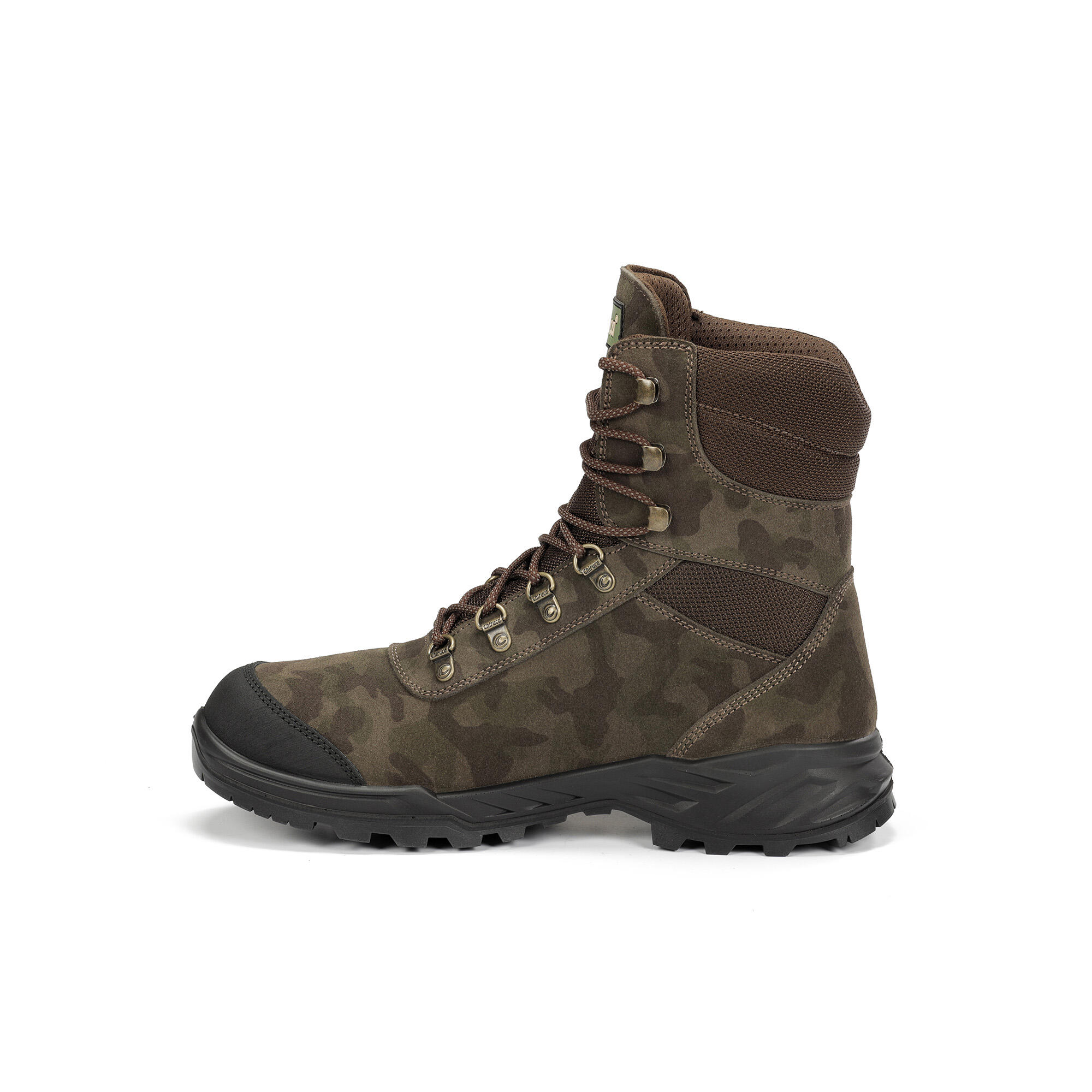 Botas Campo Chiruca Barbet Gore Tex Suela Vibram Camuflaje Verde Marrón 4/6