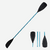 Pagaie de kayak 4P 215 cm - 100 Bleu