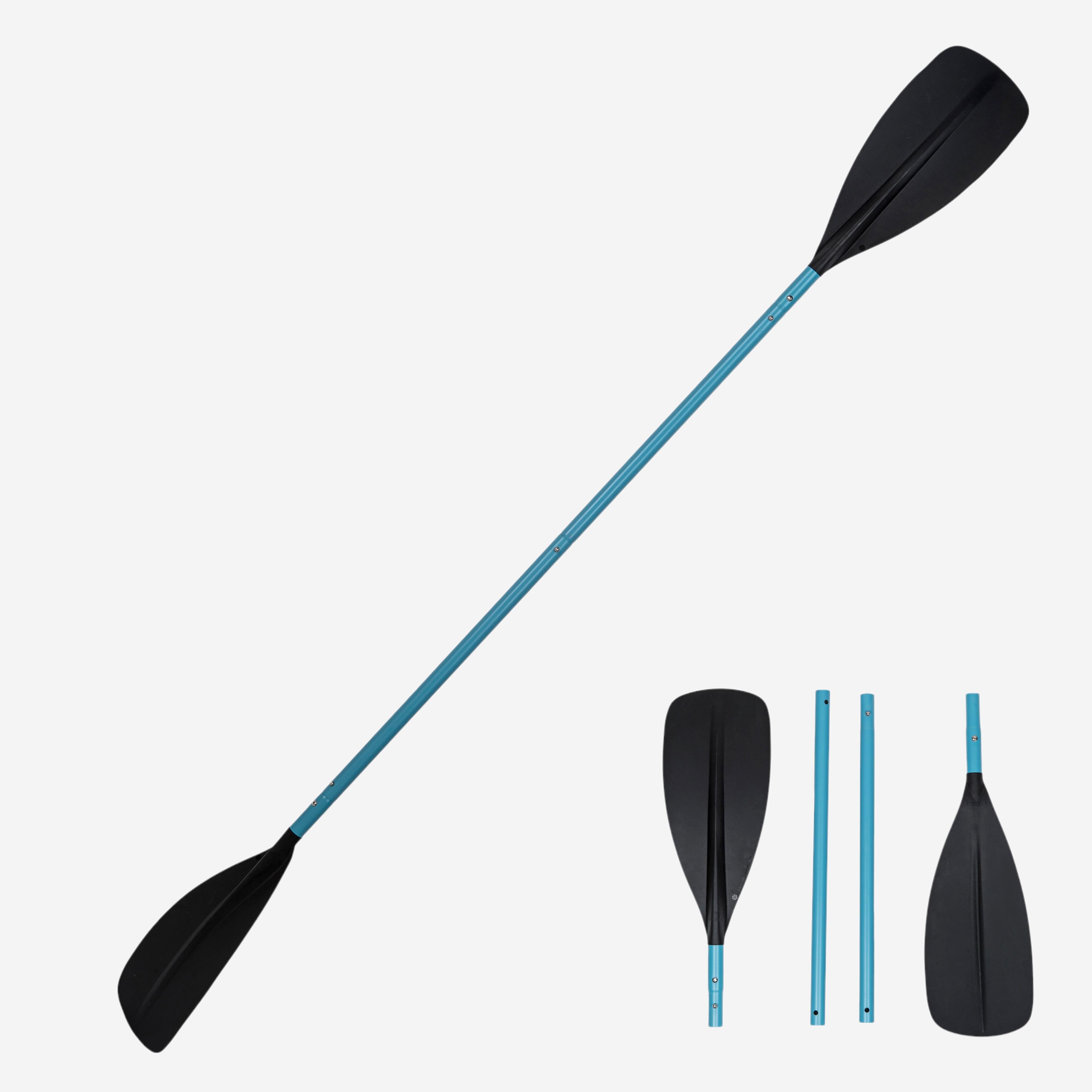 TRIBORD Kajak-Paddel 4-teilig 215 cm – 100 blau | 03608391839505 TRIBORD Kajak-Paddel 4-teilig 215 cm – 100 blau | 03608391839505