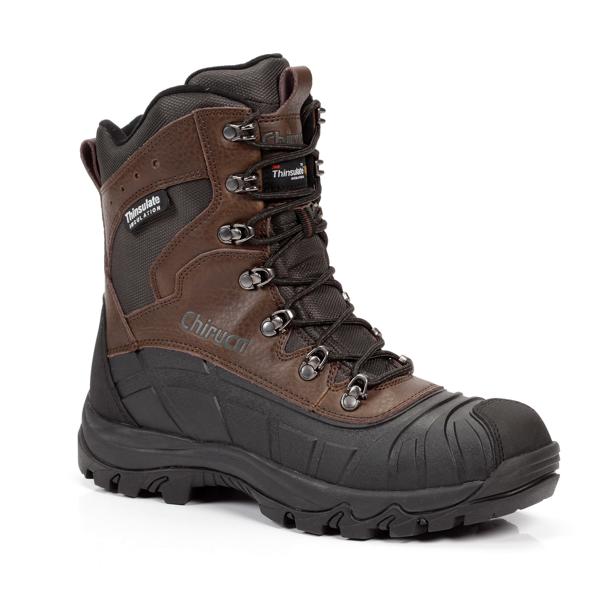 Botas Campo Chiruca Patagonia Marrón Thinsulate Forro Interior Calido Impermeble 3/8