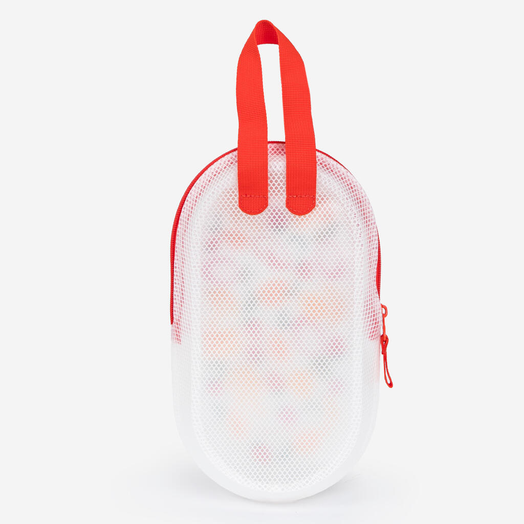 Badetasche klein wasserfest 3 l - Nuts rot 