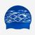 Bonnet de bain silicone réversible - Arena swim cap bleu blanc
