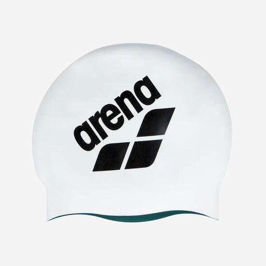 Cuffia piscina ARENA reversibile verde-bianco