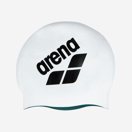 Шапочка силіконова Arena sage для плавання двостороння біла Шапочка силіконова Arena sage для плавання двостороння біла