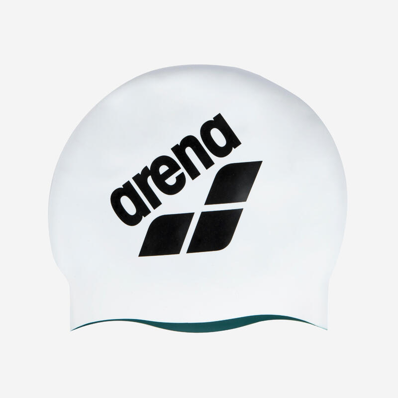 Cască de baie silicon reversibil - Arena Swim Cap Salvie-Alb