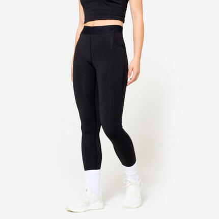 Legging training ceinture élastiquée femme, noir