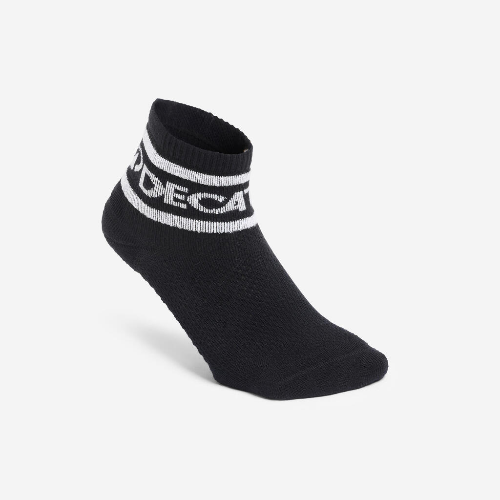 Chaussettes cheville, rose et blanc, lot de 3
