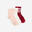 Chaussettes cheville, rose et blanc, lot de 3