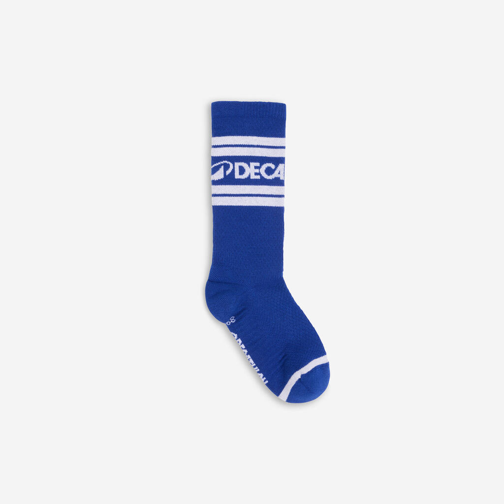 Chaussettes mi-mollet, noir et blanc, lot de 2