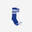 Chaussettes mi-mollet, bleu et blanc, lot de 2