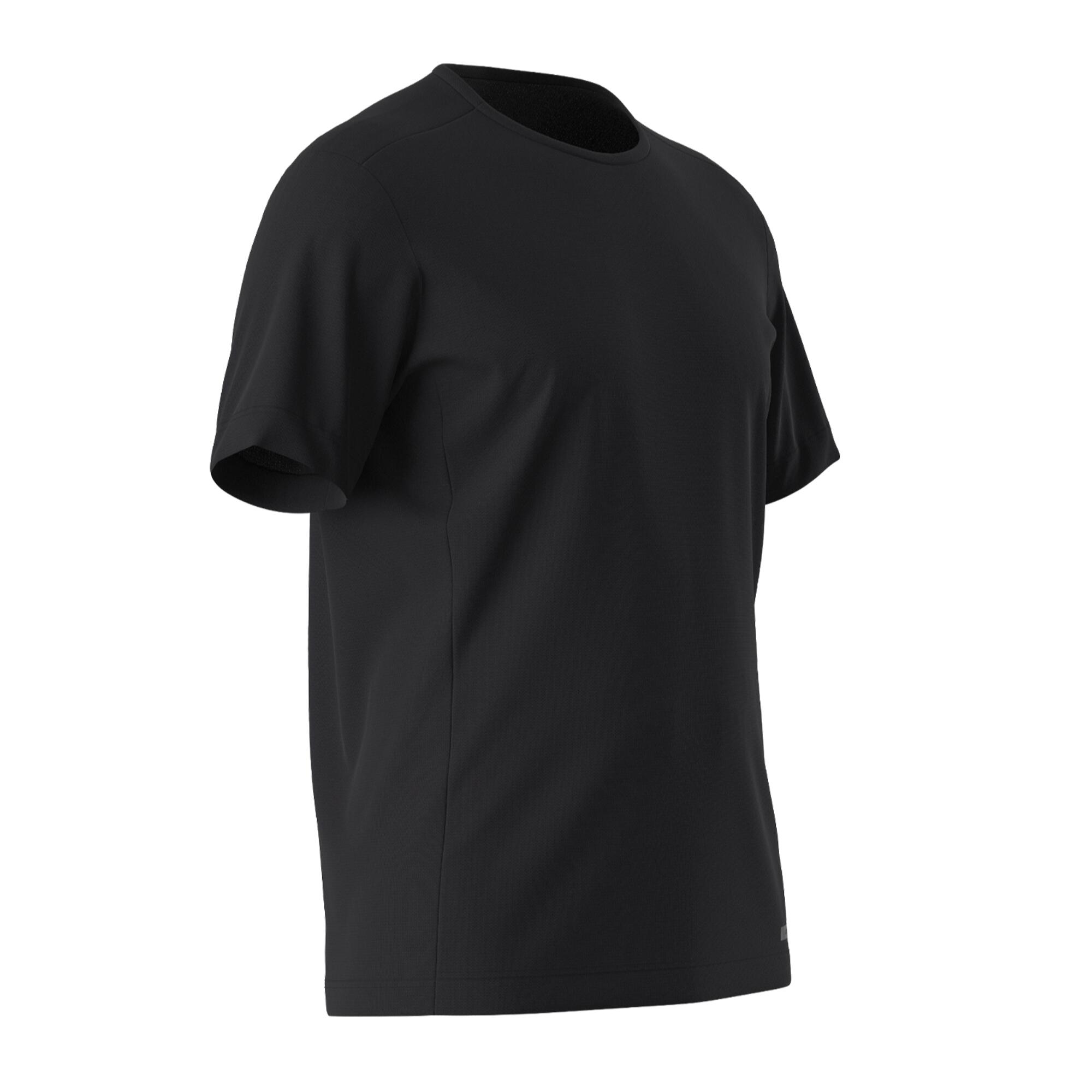 T-shirt de running respirant Homme - KIPRUN 100 Dry Noir
