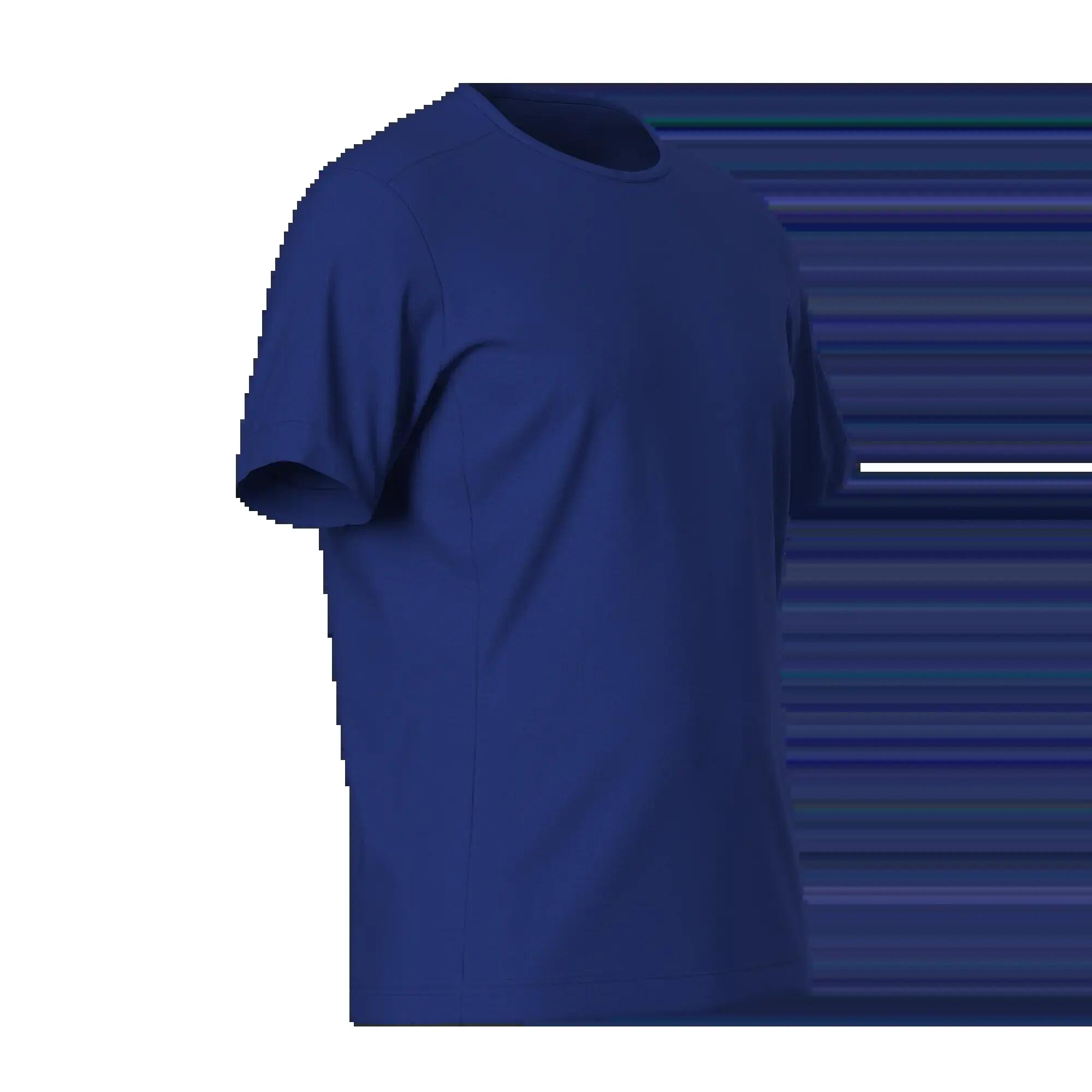 POLERA RUNNING HOMBRE TRANSPIRABLE KIPRUN RUN 100 DRY AZUL OSCURO 5/5