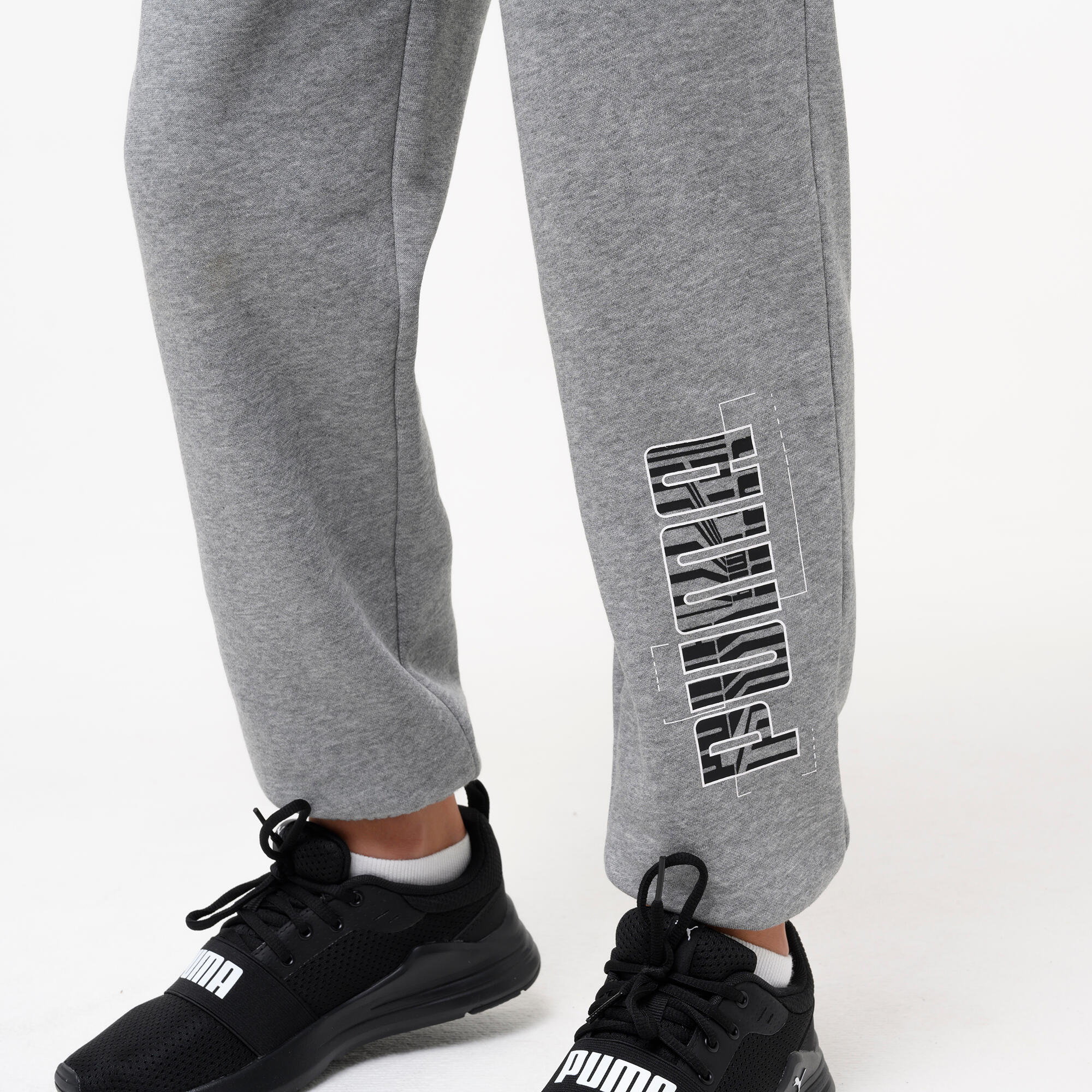 Pantalón Jogger Puma Niños Gris 6/6