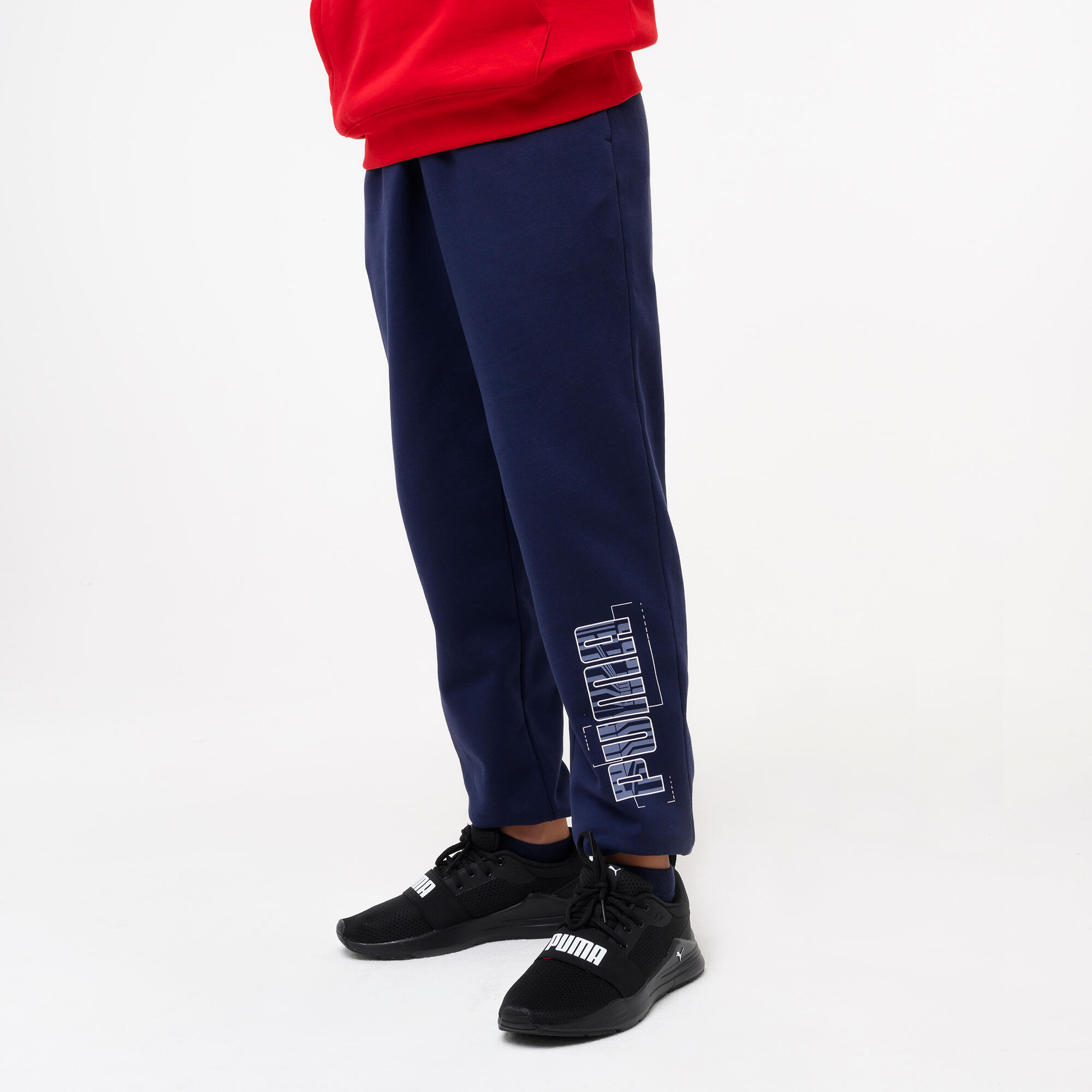 Pantalon de jogging enfant, bleu marine 3/6