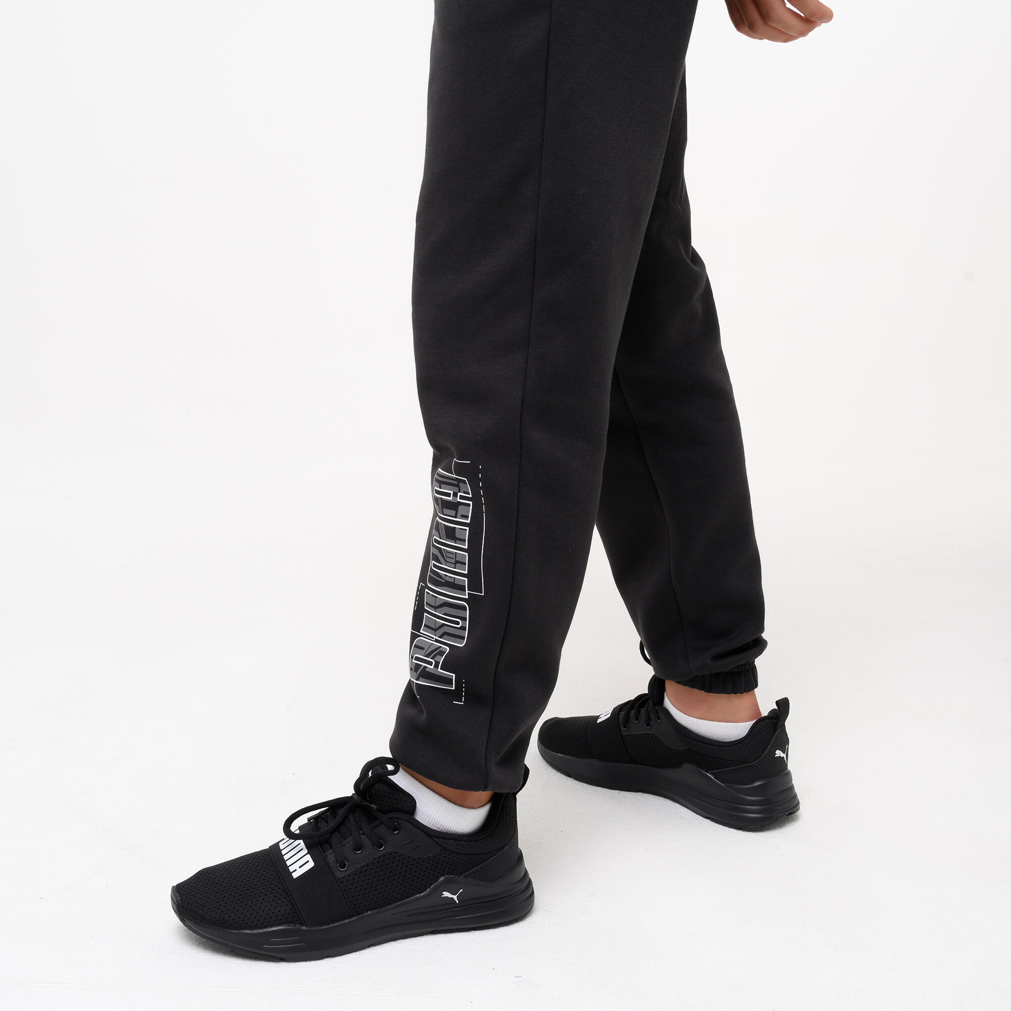 Pantalón Jogger Puma Niños Negro 5/5