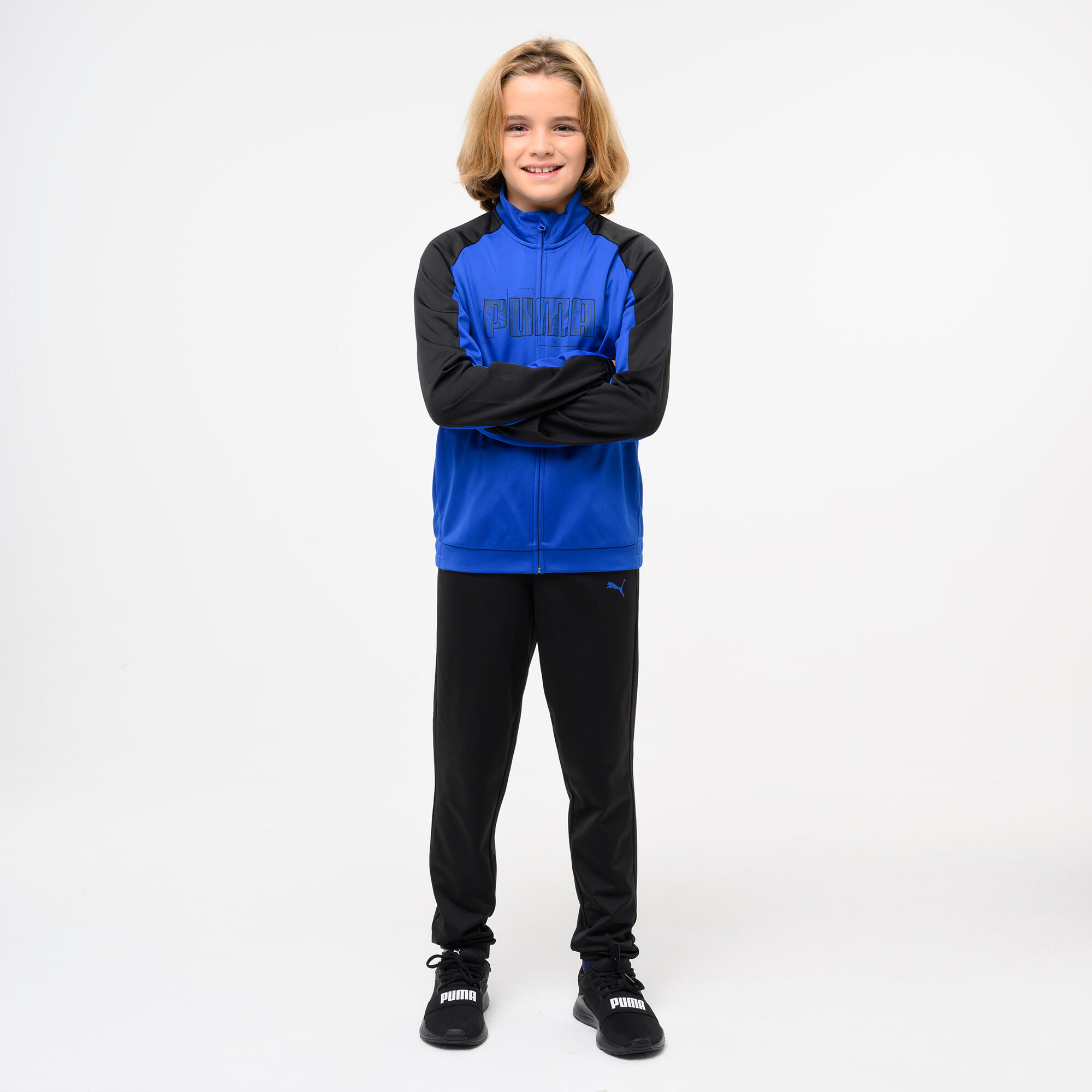 Chándal Puma Niños Azul Negro Poliéster 2/7