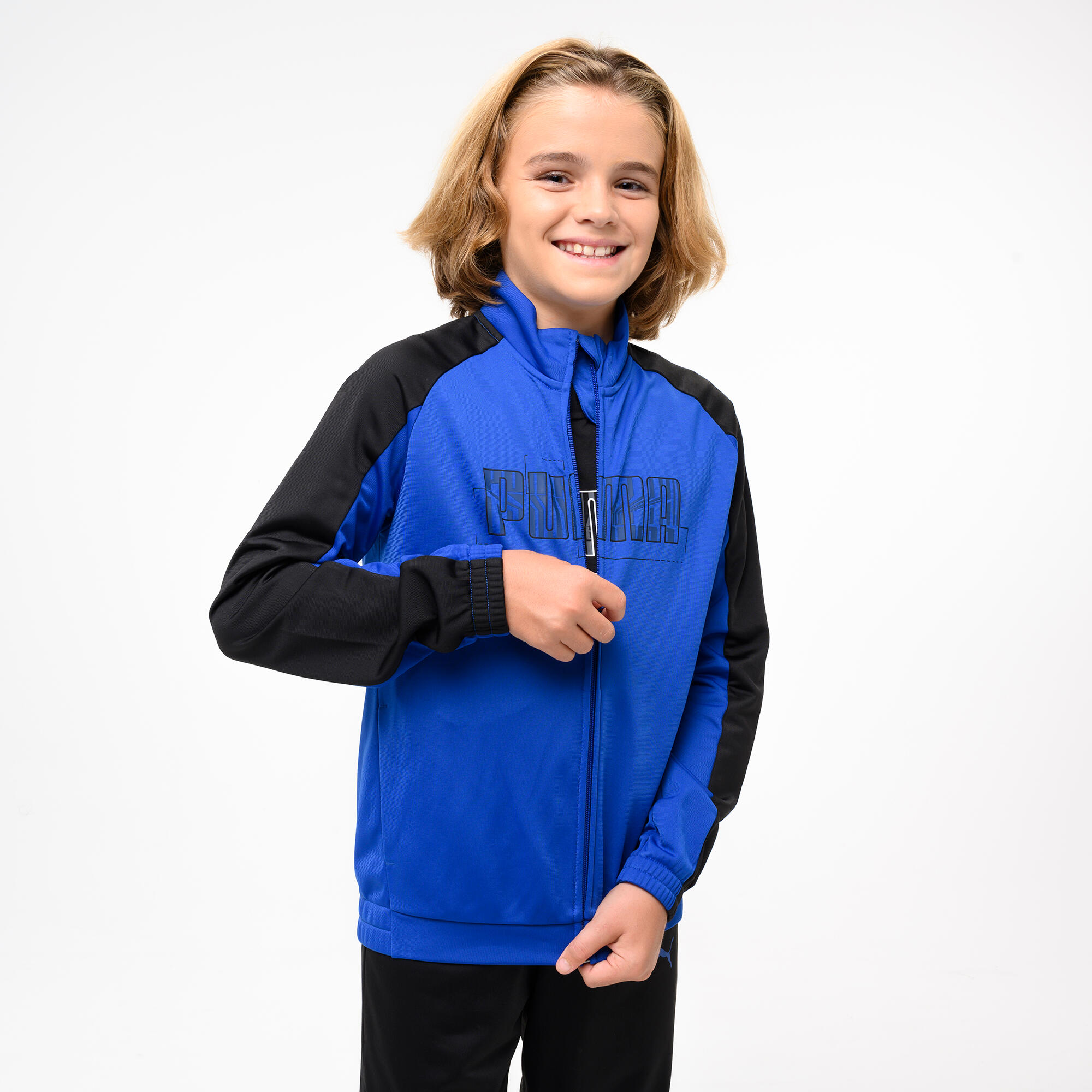 Chándal Puma Niños Azul Negro Poliéster 3/7