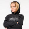 Sweatshirt com Capuz de Educação Física Criança Estampado Preto