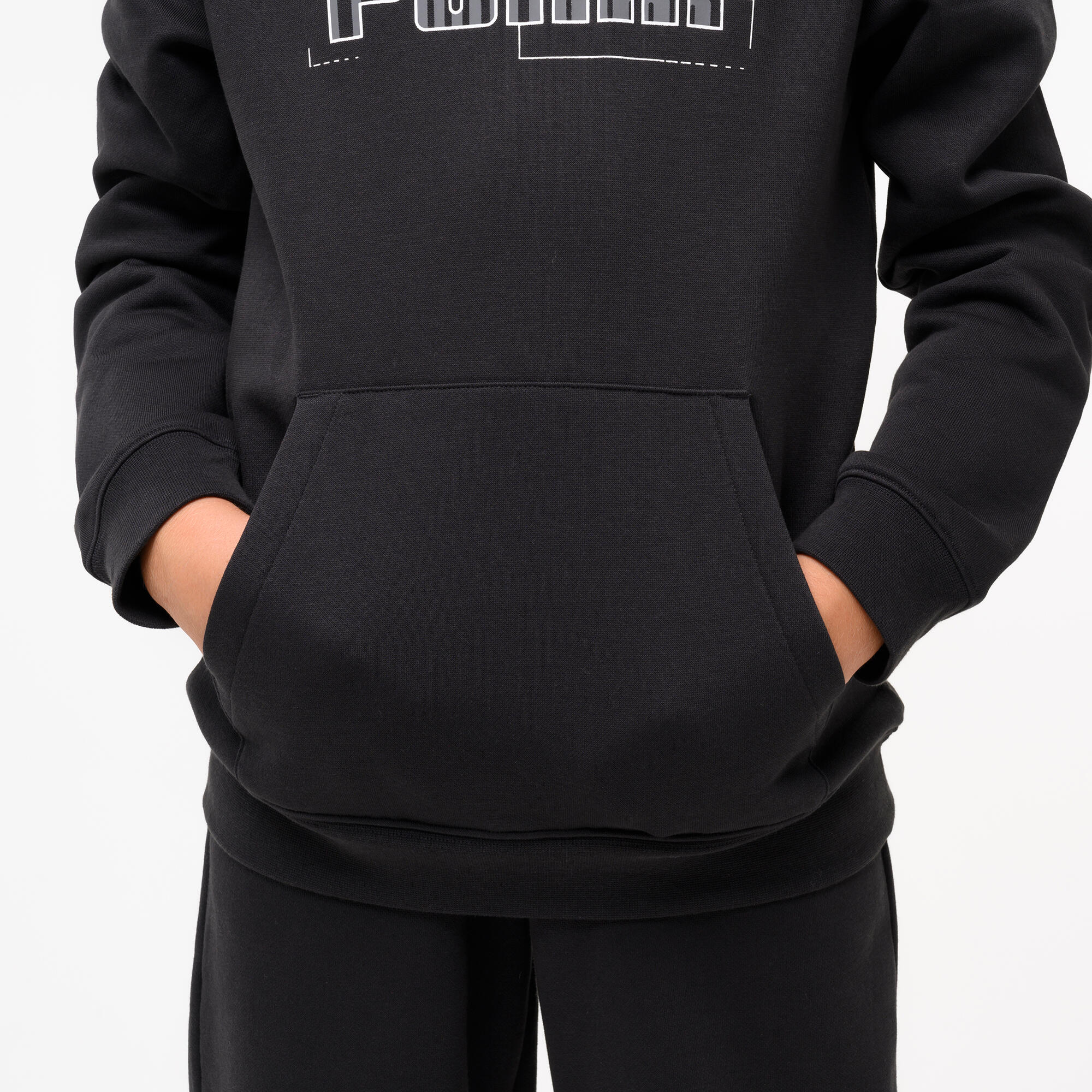 Hoodie Kinder - Print schwarz  5/6