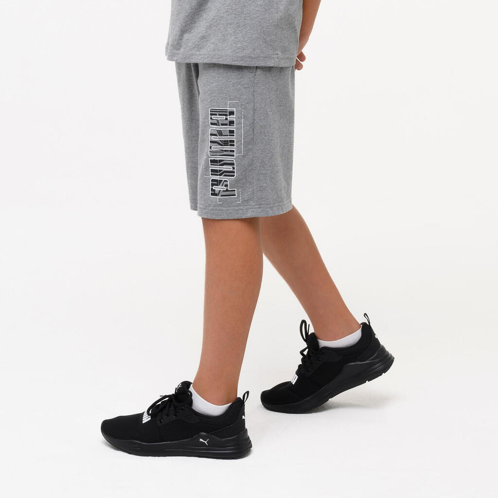 Kids' Cotton Shorts - Navy Blue