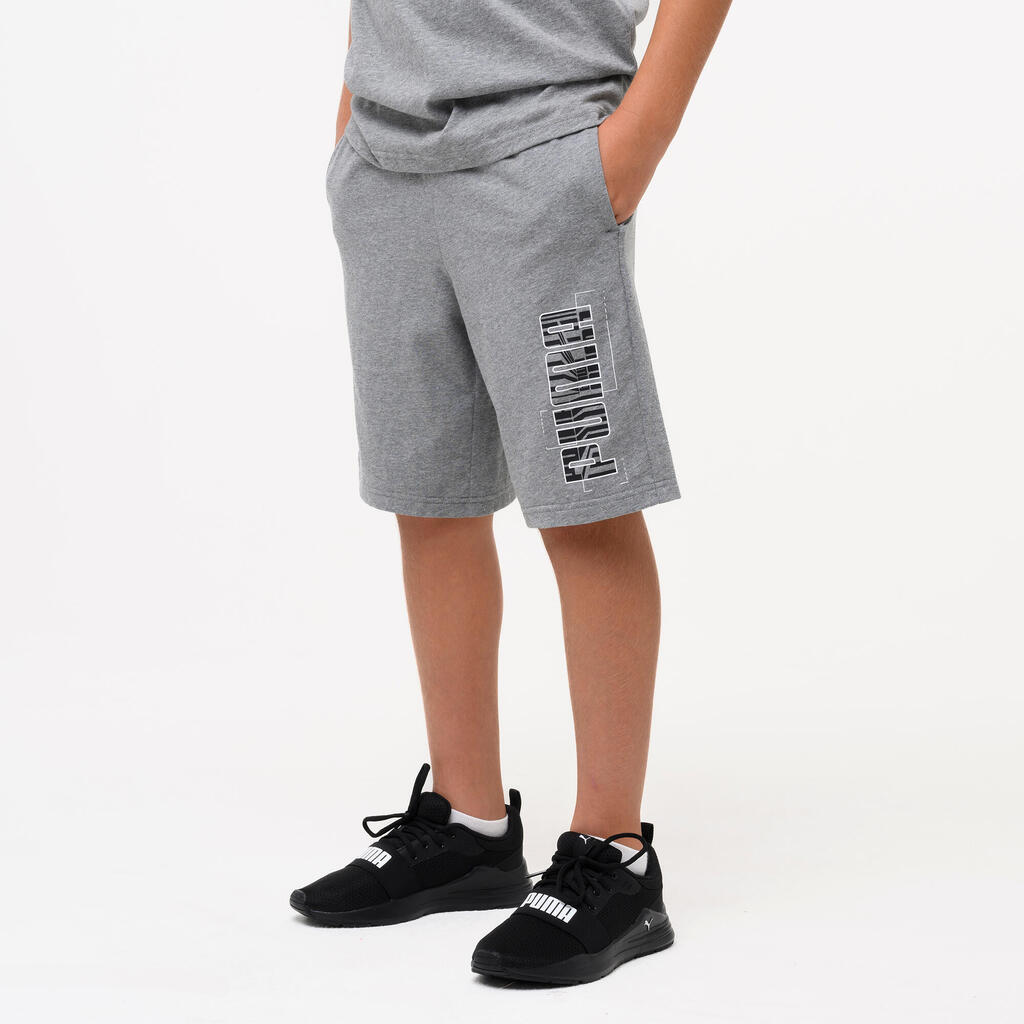 Kids' Cotton Shorts - Grey