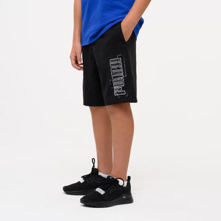 PUMA Pantaloncini Puma bambino ginnastica regular fit cotone neri