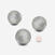 Jeu de 3 boules de pétanque 100 loisir striées