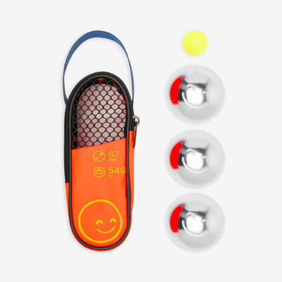 Set 3 bocce pétanque bambino 500 amatoriale