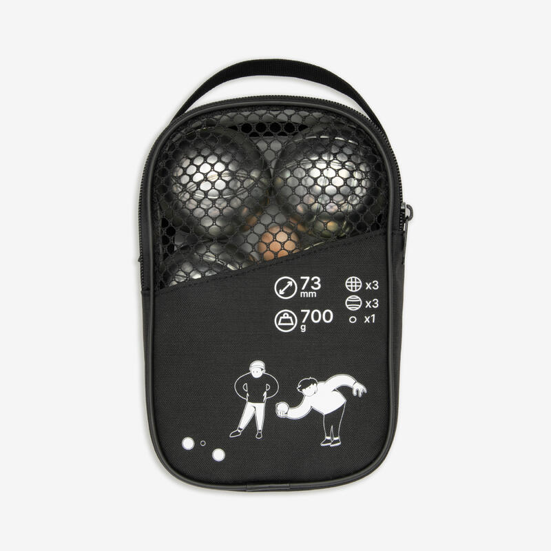 Set 6 bile 100 petanque Agrement 