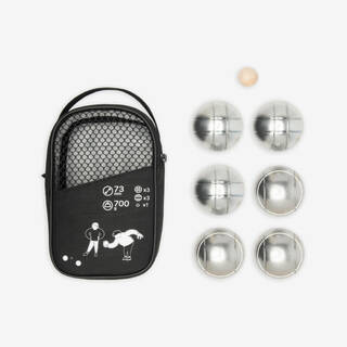 Set of 6 Recreational Petanque Boules 100