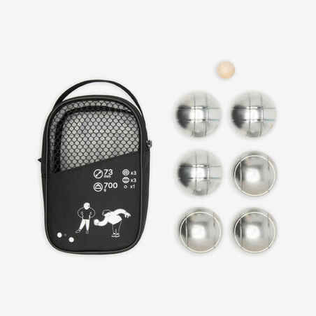 Set of 6 Recreational Petanque Boules 100